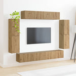 TV szekrény 8 db Artisan tölgy 4