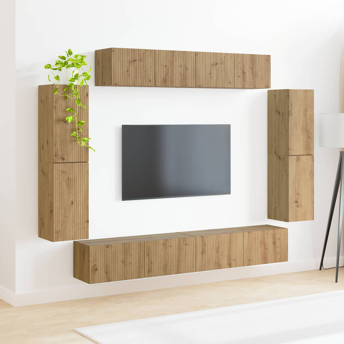 TV szekrény 8 db Artisan tölgy 4