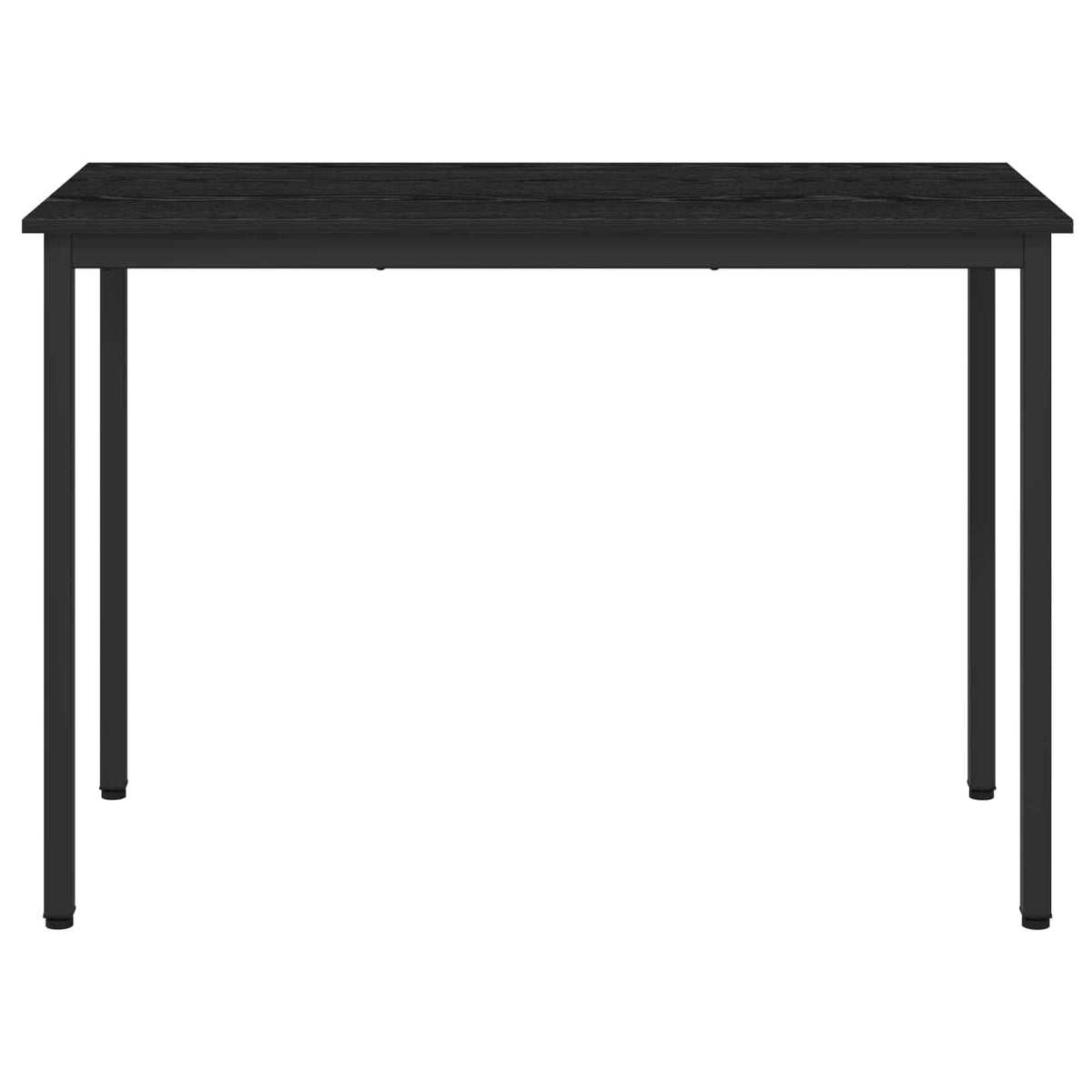Étkezőasztalok 110 x 55 x 75 cm Szerelt Fa Fekete Tölgy 5