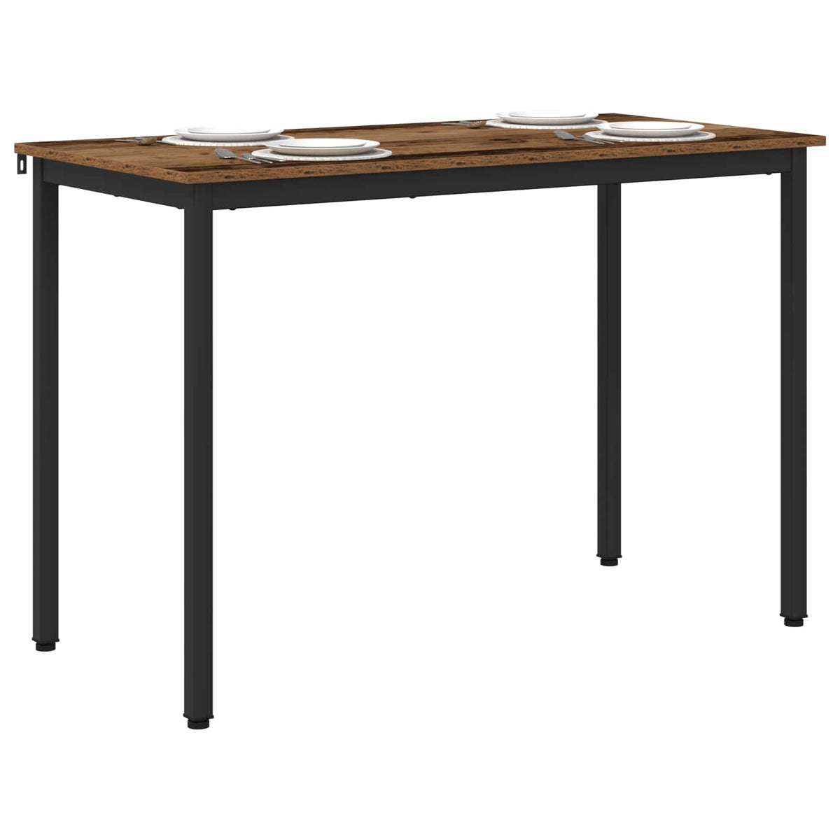 Étkezőasztalok 110 x 55 x 75 cm Szerelt Fa Antik Fa 3