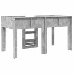 Szükidő ágy Beton Szürke 90 x 200 cm Szerelt fa 7