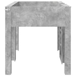 Szükidő ágy Beton Szürke 90 x 200 cm Szerelt fa 6