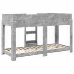 Szükidő ágy Beton Szürke 75 x 190 cm Szerelt Fa 7