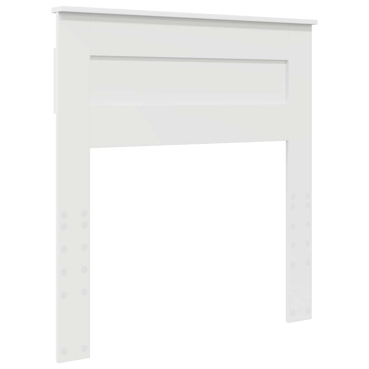 Tárolós Ágy fiókkal fejtámlával Fehér 90 x 190 cm Szerelt Fa 7