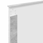 Ágykeret fejtámlával Beton Szürke 90 x 190 cm Tömör fenyőfa 11