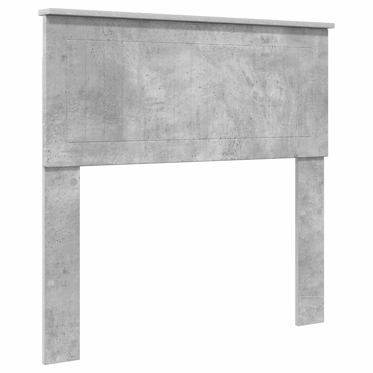 Ágykeret fejtámlával Beton Szürke 90 x 190 cm Tömör fenyőfa 6