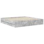 Ágykeret fiókkal tárolóval Beton Szürke 200 x 200 cm Mérnöki Fa 6