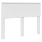 Tárolós Ágy fiókkal fejtámlával Fehér 135 x 190 cm Szerelt Fa 7