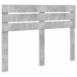 Ágykeret fejtámlával Beton 140 x 190 cm Tömör fenyőfa 6