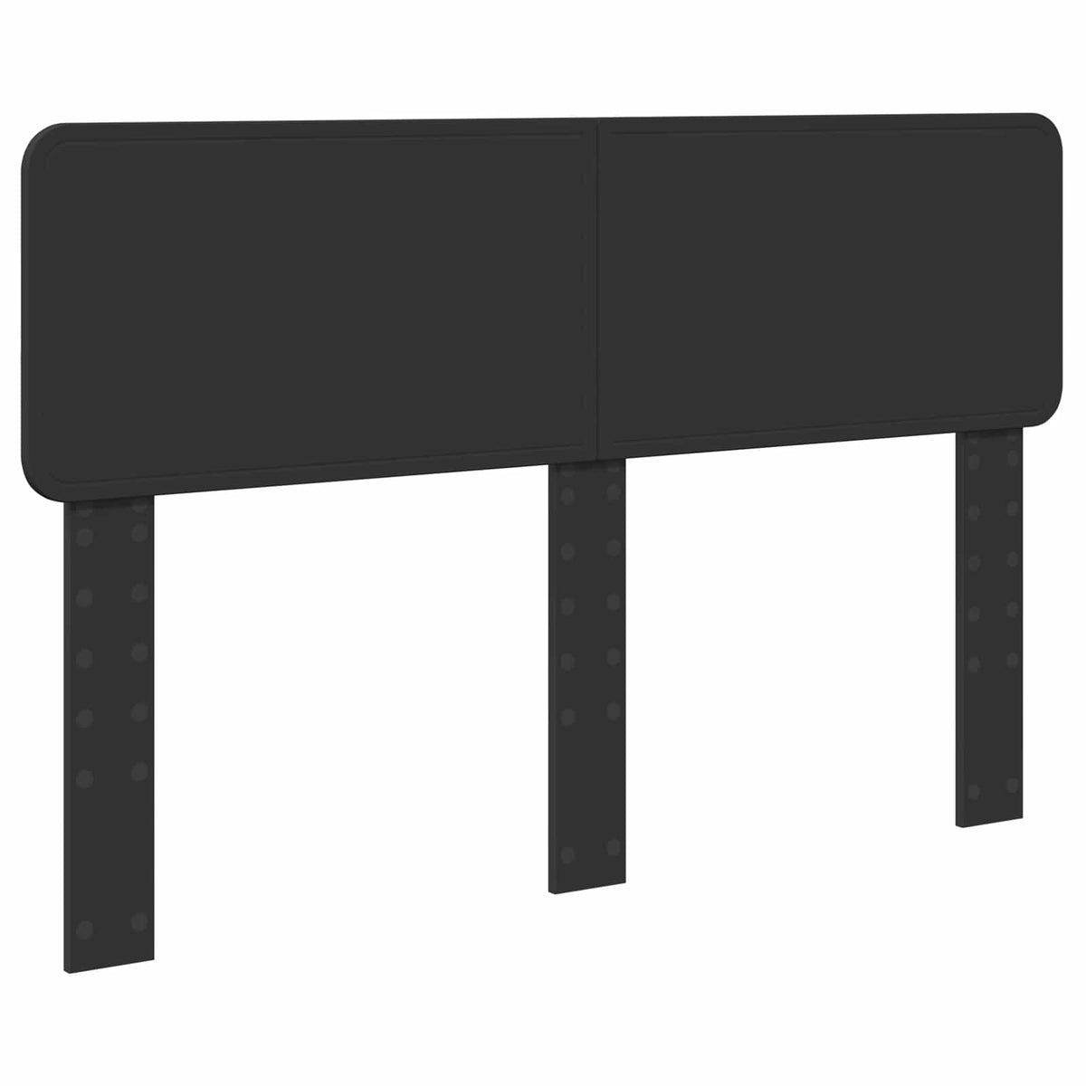 Tárolós Ágy fiókkal fejtámlával Fekete 150 x 200 cm Szerelt Fa 7