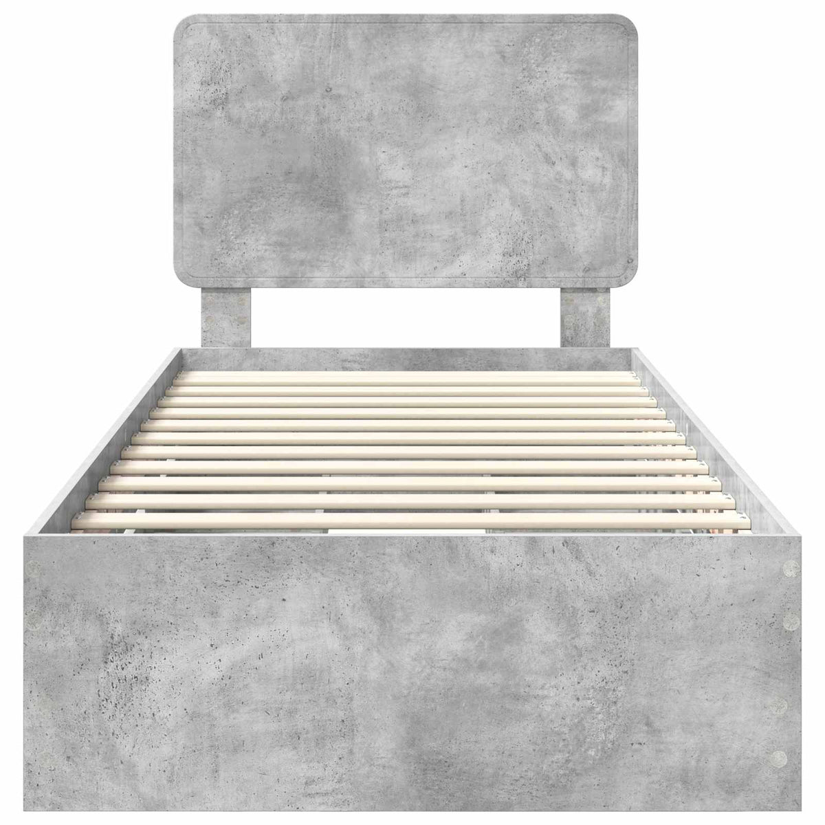 Ágykeret fiókkal tárolóval Beton Szürke 90 x 190 cm Mérnöki Fa 8