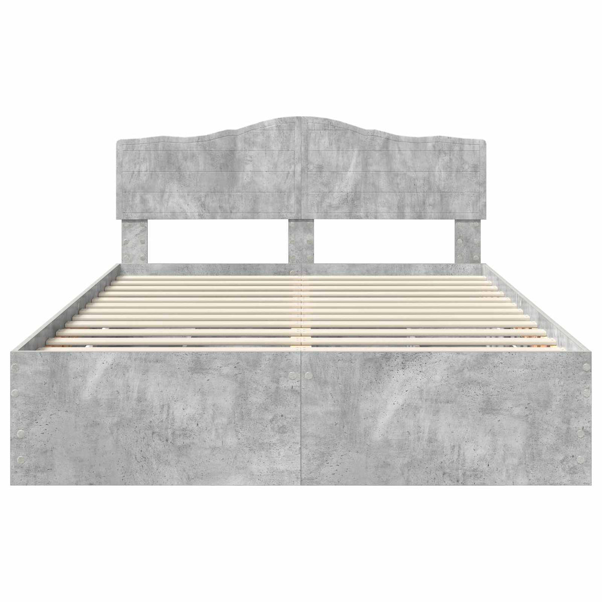 Ágykeret fiókkal tárolóval Beton Szürke 150 x 200 cm Mérnöki Fa 8