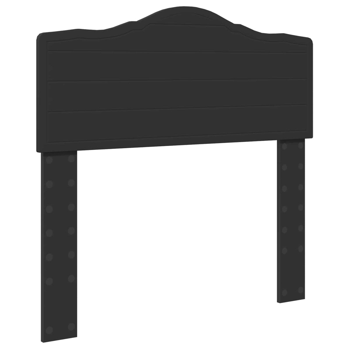 Tárolós Ágy fiókkal fejtámlával Fekete 90 x 190 cm Szerelt Fa 7