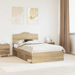 Ágykeret fejtámlával Sonoma 120 x 200 cm Tömör fenyőfa