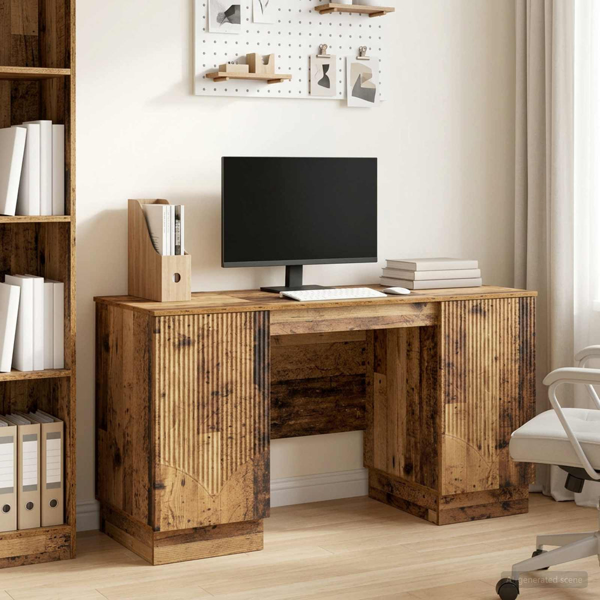 Asztal Antik Fa 142,5 x 50 x 75 cm Szerelt Fa