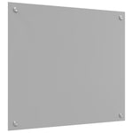 Konyhai hátfal 2 db Világosszürke 70 x 60 cm edzett üveg 6