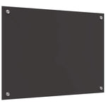 Konyhai hátfal 2 db Sötétszürke 70 x 50 cm edzett üveg 6