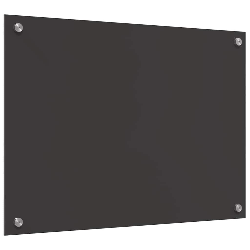 Konyhai hátfal 2 db Sötétszürke 70 x 50 cm edzett üveg 6