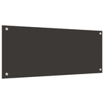 Konyhai hátfal 2 db Sötétszürke 100 x 40 cm edzett üveg 6