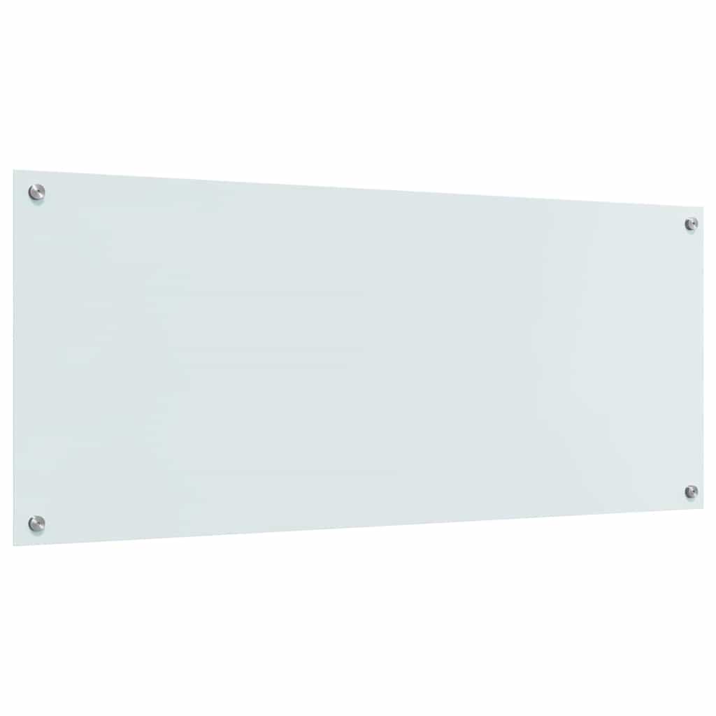 Konyhai hátfal 2 db Fehér 120 x 50 cm edzett üveg 6