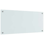 Konyhai hátfal 2 db Fehér 90 x 40 cm edzett üveg 6