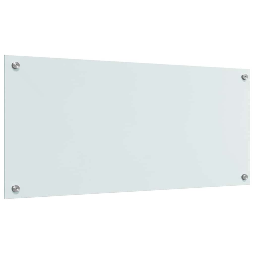 Konyhai hátfal 2 db Fehér 90 x 40 cm edzett üveg 6