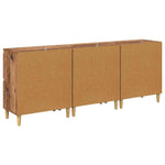 Oldalszekrények 3 db Öreg fa 60 x 35 x 70 cm Szerelt Fa 7