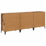 Oldalszekrények 3 db Öreg fa 60 x 35 x 70 cm Szerelt Fa 7