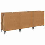 Oldalszekrények 3 db Öreg fa 60 x 35 x 70 cm Szerelt Fa 7
