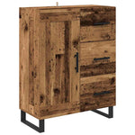 Magasfiú 2 db Öreg fa 69,5 x 34 x 180 cm Szerelt fa és Üveg 6
