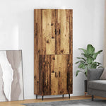 Magasfiú 2 db Öreg fa 69,5 x 34 x 180 cm Szerelt Fa