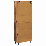 Magasfiú 2 db Öreg fa 69,5 x 34 x 180 cm Szerelt Fa 10