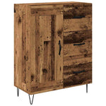 Magasfiú 2 db Öreg fa 69,5 x 34 x 180 cm Szerelt fa és Üveg 6