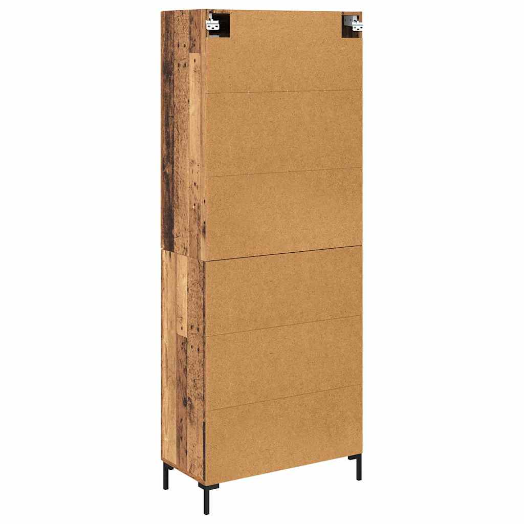Magasfiú 2 db Öreg fa 69,5 x 34 x 180 cm Szerelt Fa 10