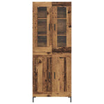 Magasfiú 2 db Öreg fa 69,5 x 34 x 180 cm Szerelt Fa 8
