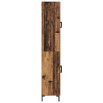Magasfiú 2 db Öreg fa 69,5 x 34 x 180 cm Szerelt Fa 9