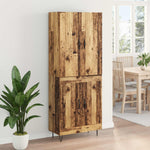 Magasfiú 2 db Öreg fa 69,5 x 34 x 180 cm Szerelt Fa 4