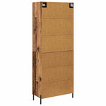 Magasfiú 2 db Öreg fa 69,5 x 34 x 180 cm Szerelt Fa 10