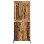 Magasfiú 2 db Öreg fa 69,5 x 34 x 180 cm Szerelt Fa 8