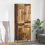 Magasfiú 2 db Öreg fa 69,5 x 34 x 180 cm Szerelt Fa