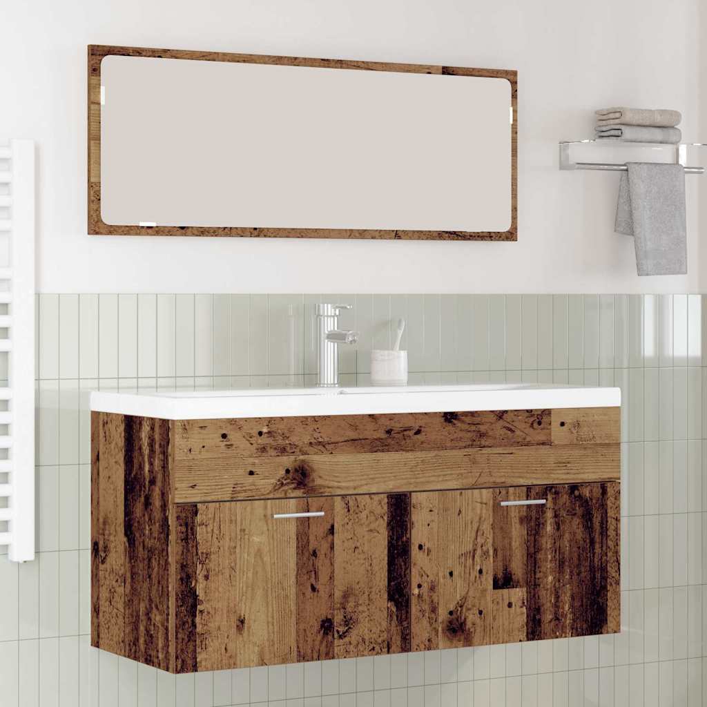 Fürdőszoba Székény Öreg fa 100 x 38,5 x 46 cm Szerelt Fa