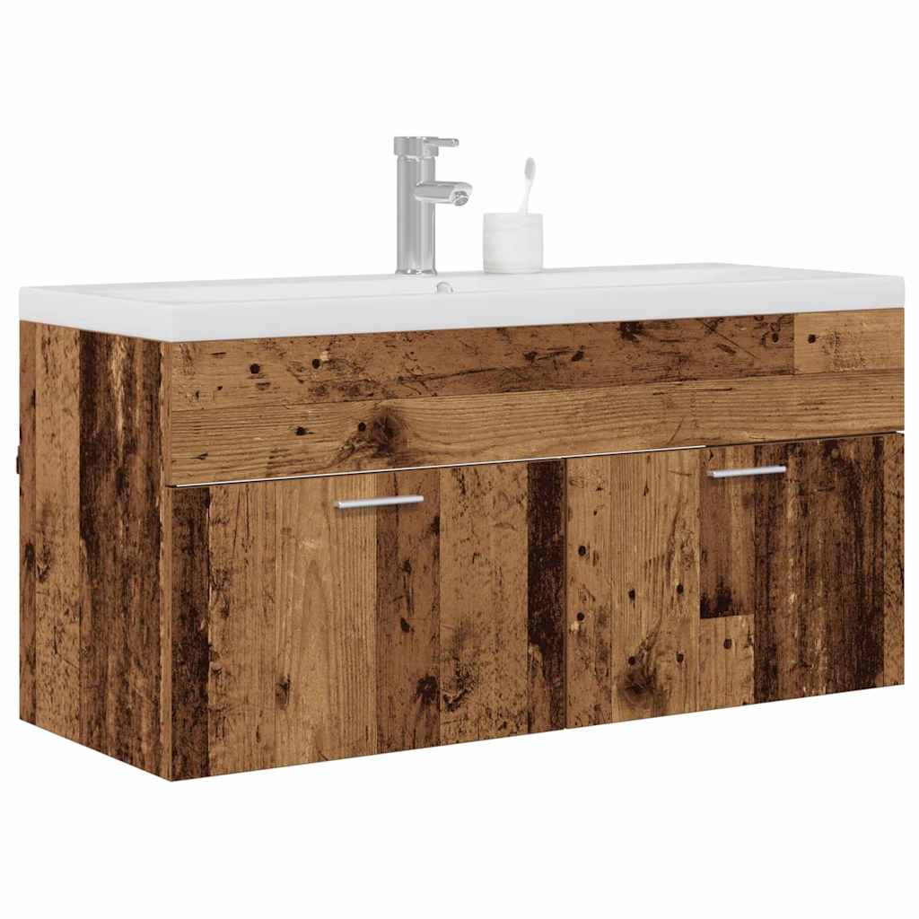 Fürdőszoba Székény Öreg fa 100 x 38,5 x 46 cm Szerelt Fa 3