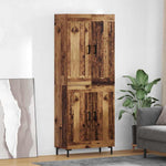 Magasfiú 2 db Öreg fa 69,5 x 34 x 180 cm Szerelt Fa
