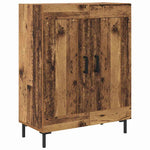Magasfiú 2 db Öreg fa 69,5 x 34 x 180 cm Szerelt Fa 6