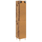 Magasfiú 2 db Öreg fa 34,5 x 34 x 180 cm Szerelt Fa 10