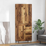 Magasfiú 2 db Öreg fa 69,5 x 34 x 180 cm Szerelt Fa