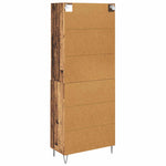Magasfiú 2 db Öreg fa 69,5 x 34 x 180 cm Szerelt fa és Üveg 10