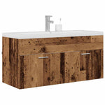 Fürdőszoba Székény Öreg fa 100 x 38,5 x 46 cm Szerelt Fa 3