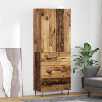 Magasfiú 2 db Öreg fa 69,5 x 34 x 180 cm Szerelt Fa