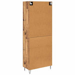 Magasfiú 2 db Öreg fa 69,5 x 34 x 180 cm Szerelt Fa 10